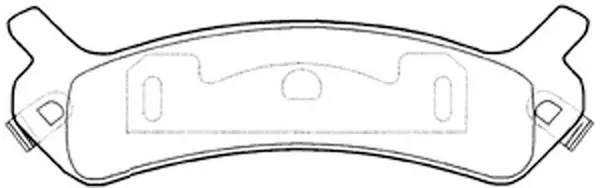 Brake Pad Set, disc brake (FP0538)