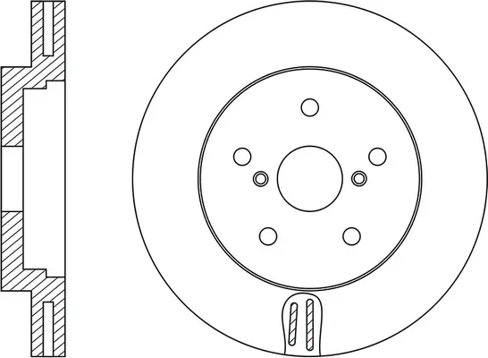 Brake Disc (FR0613V)