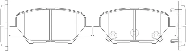 Brake Pad Set, disc brake (FP5151)
