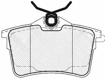 Brake Pad Set, disc brake (FP2337)
