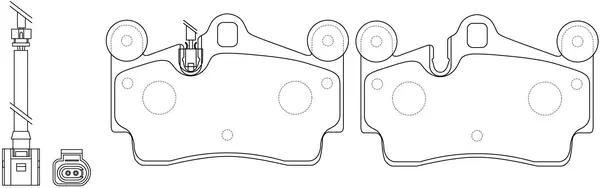 Brake Pad Set, disc brake (FP3275E)