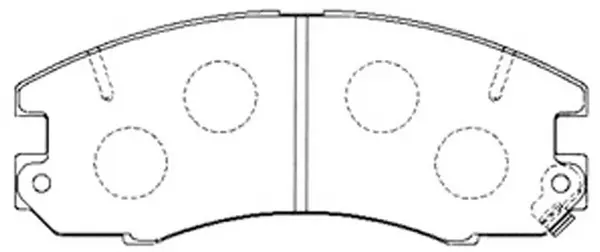 Brake Pad Set, disc brake (FP1040)