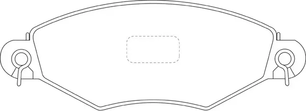 Brake Pad Set, disc brake (FP2317)