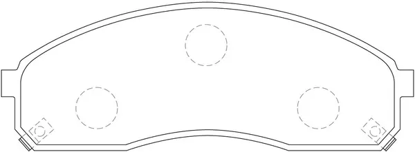 Brake Pad Set, disc brake (FP3022)