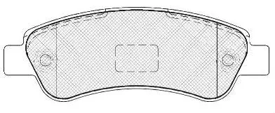 Brake Pad Set, disc brake (FP1490)
