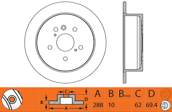 Brake Disc (FR0366)