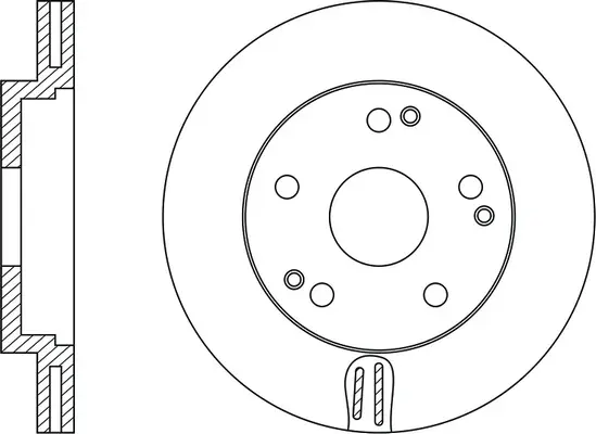 Brake Disc (FR0181V)