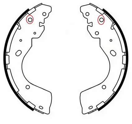 Brake Shoe Set (FT2095)
