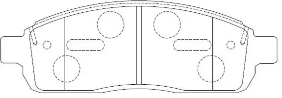 Brake Pad Set, disc brake (FP1372)