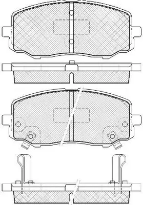 Brake Pad Set, disc brake (FP1010)