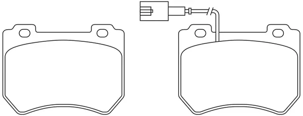 Brake Pad Set, disc brake (FP1992E)