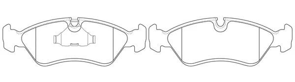 Brake Pad Set, disc brake (FP0796)