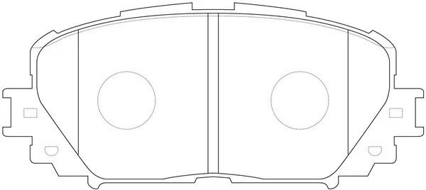 Brake Pad Set, disc brake (FP1068)