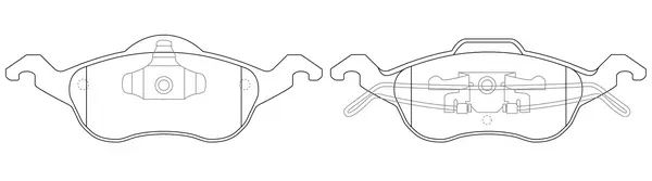 Brake Pad Set, disc brake (FP0816)
