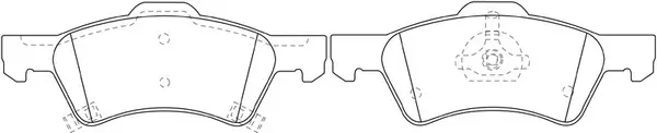 Brake Pad Set, disc brake (FP0857)