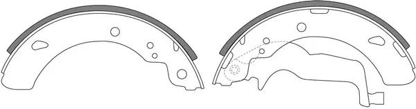 Brake Shoe Set (FT8287)