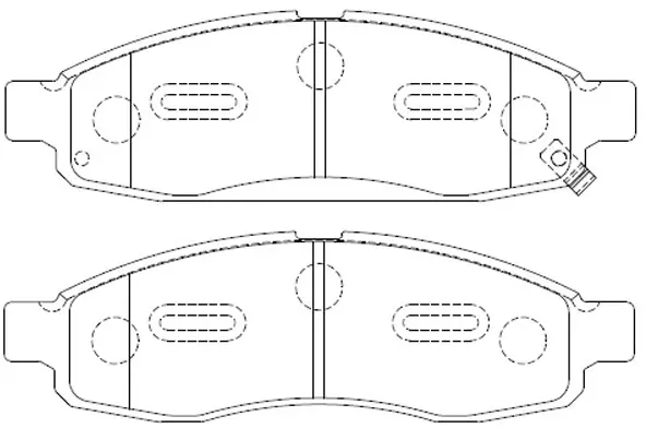 Brake Pad Set, disc brake (FP1015)