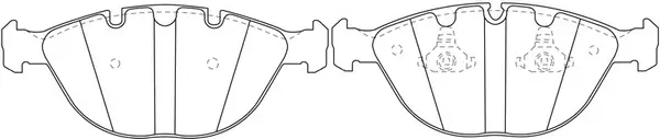 Brake Pad Set, disc brake (FP2257)