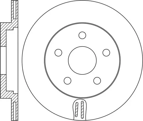 Brake Disc (FR0767V)
