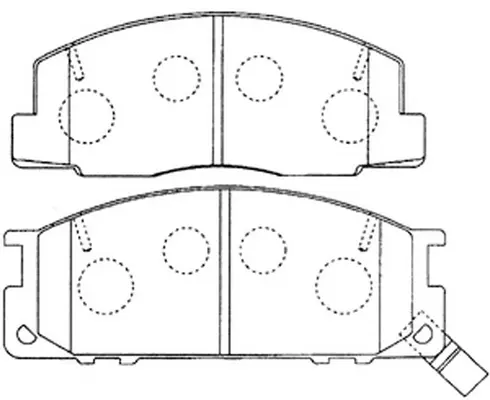 Brake Pad Set, disc brake (FP0355)