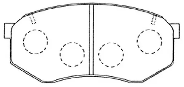 Brake Pad Set, disc brake (FP0433)