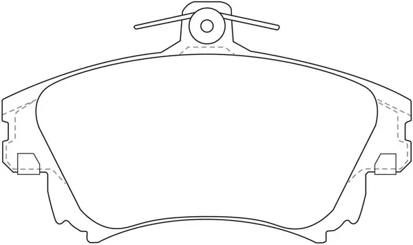 Brake Pad Set, disc brake (FP3404)