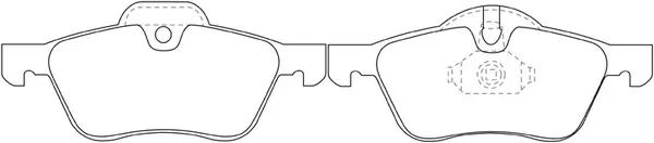 Brake Pad Set, disc brake (FP0939)