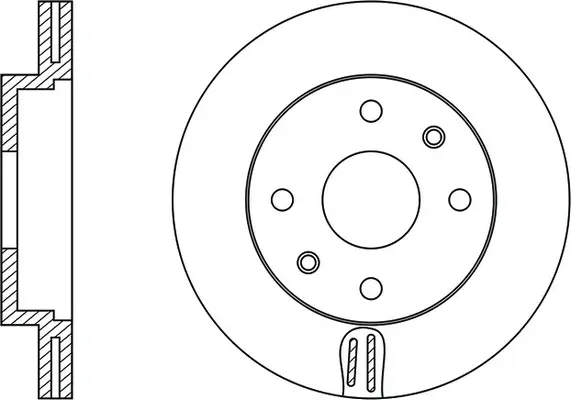 Brake Disc (FR0238V)