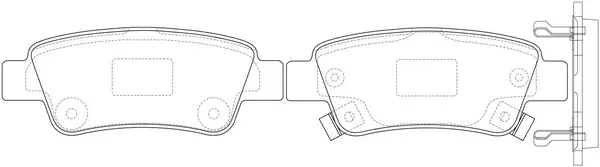 Brake Pad Set, disc brake (FP8193)