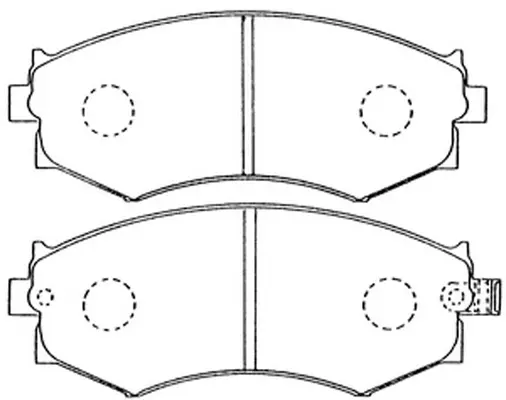 Brake Pad Set, disc brake (FP0462)