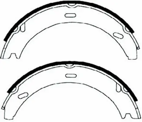 Brake Shoe Set, parking brake (FT1036)