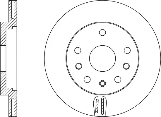 Brake Disc (FR0715V)