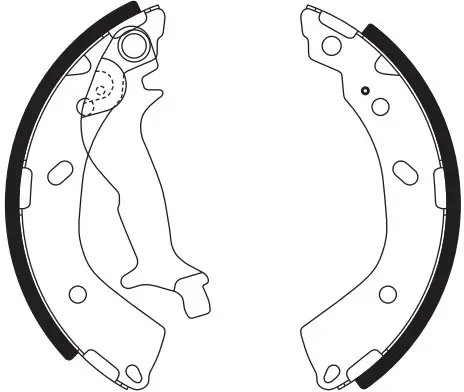 Brake Shoe Set (FT1077)