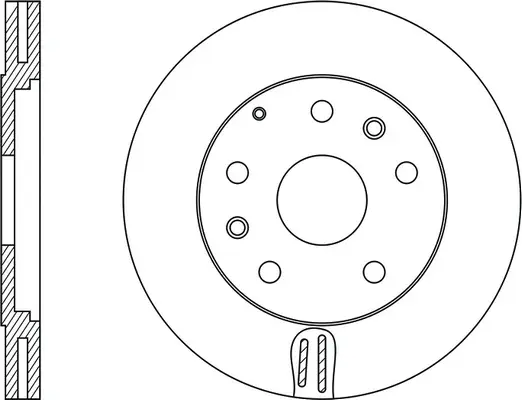 Brake Disc (FR0183V)