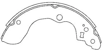 Brake Shoe Set (FT0954)