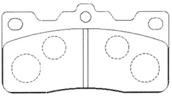 Brake Pad Set, disc brake (FP0243)