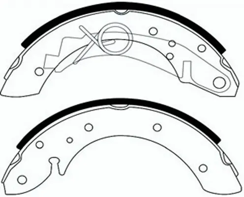 Brake Shoe Set (FT1074)