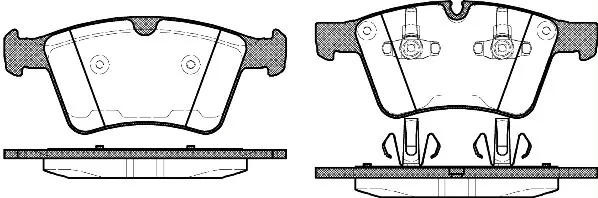 Brake Pad Set, disc brake (FP1272)
