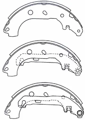 Brake Shoe Set (FT5253)