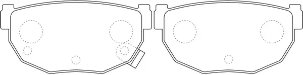 Brake Pad Set, disc brake (FP0230)