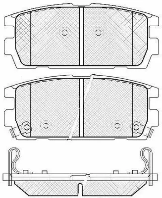 Brake Pad Set, disc brake (FP2390)