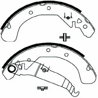 Brake Shoe Set (FT4073)