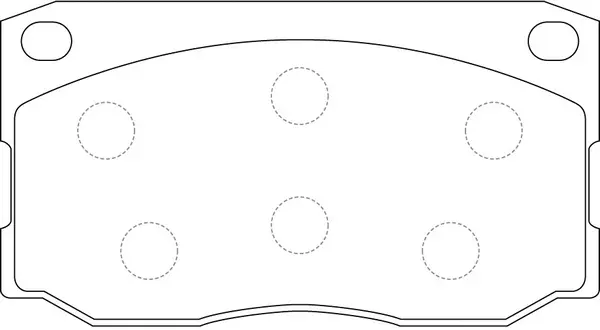 Brake Pad Set, disc brake (FP1201)