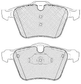 Brake Pad Set, disc brake (FP1305)