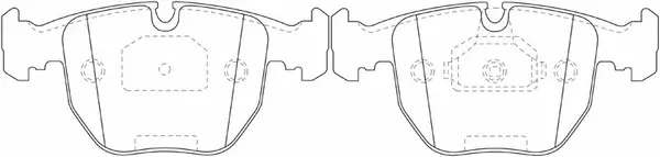 Brake Pad Set, disc brake (FP0681)