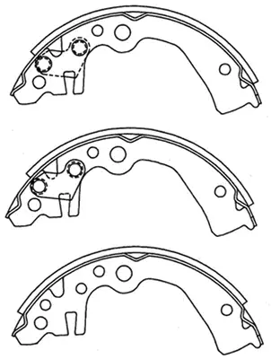 Brake Shoe Set (FT2153)
