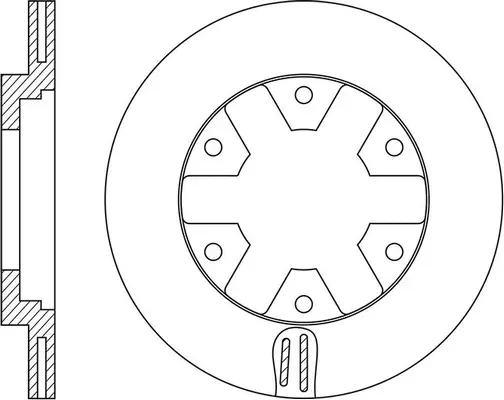 Brake Disc (FR0650V)