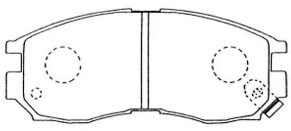 Brake Pad Set, disc brake (FP0484)