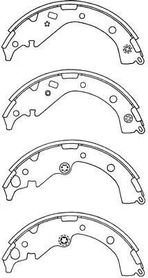Brake Shoe Set (FT1207)