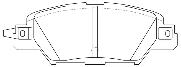 Brake Pad Set, disc brake (FP1846)